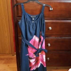 Lane Bryant Dress with flower Size 14